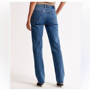 ABERCROMBIE & FITCH The 90s Straight Ultra High Rise  Denim Jeans Size 27